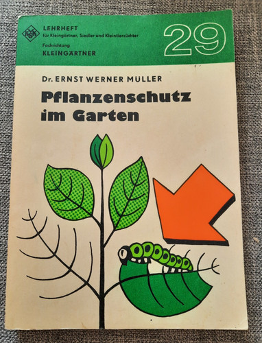 Ddr lehrheft pflanzenschutz - lehrheft, im