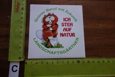 Alter Aufkleber Natur Garten