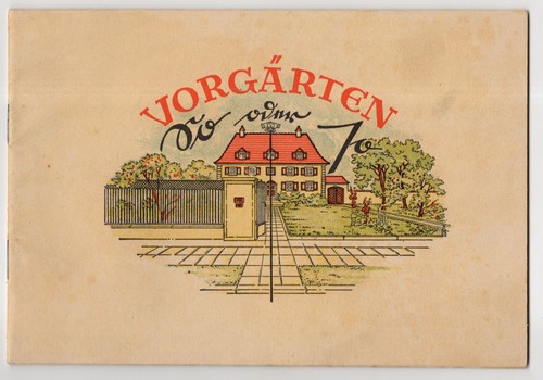 Vorgärten oder deutsche - so,