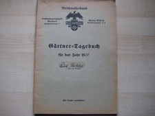 "Gärtner-Tagebuch für das