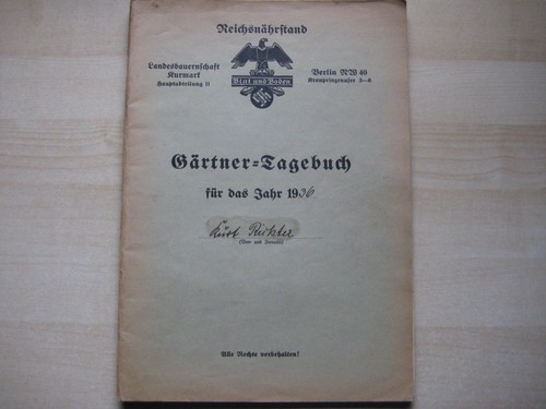 Gärtner tagebuch für das - für,