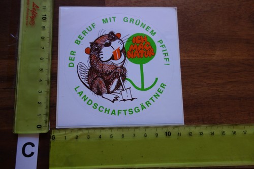 Alter aufkleber natur - aufkleber, garten